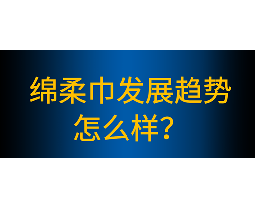 綿柔巾生產(chǎn)線有哪些性能特點，綿柔巾發(fā)展趨勢怎么樣？