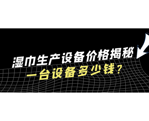 濕巾生產(chǎn)設備價格揭秘！一臺設備多少錢？