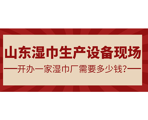 山東濕巾生產(chǎn)設(shè)備現(xiàn)場(chǎng) 開(kāi)辦一家濕巾廠需要多少錢？