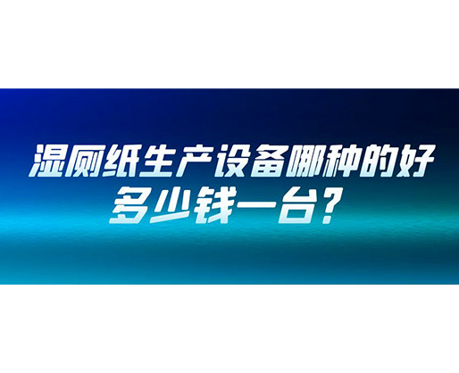 濕廁紙生產(chǎn)設(shè)備哪種的好？多少錢一臺？