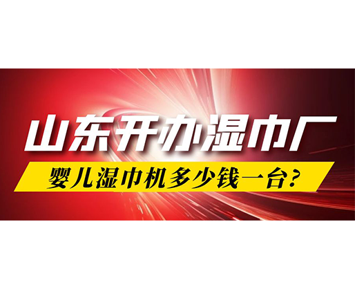 山東開辦濕巾廠，嬰兒濕巾機(jī)多少錢一臺(tái)?